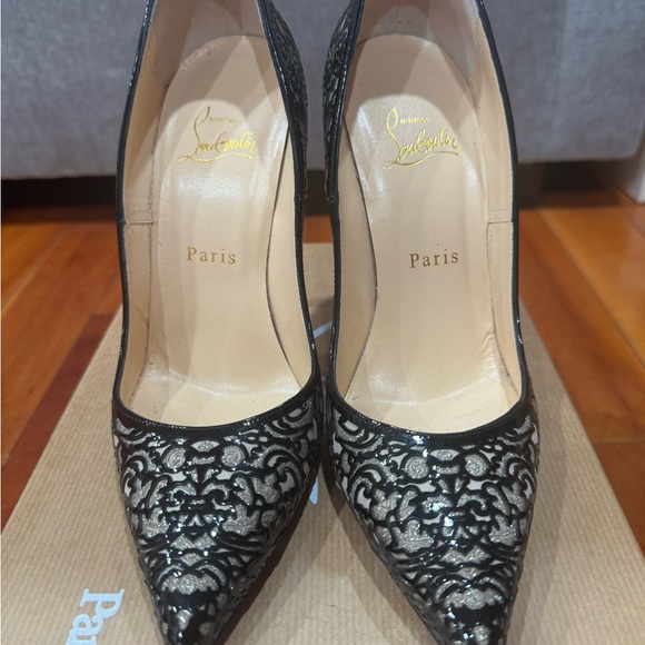 Christian louboutin so pretty 120 patent glitter stilettos - Picture 4 of 4